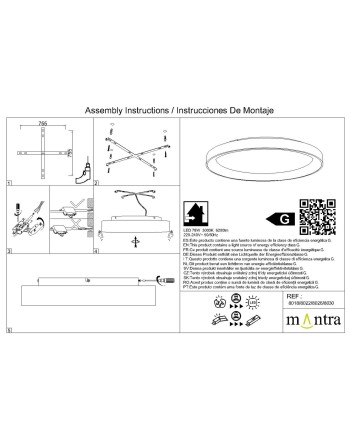 ***OFER/DES*** NISEKO * PLAFÓN REDONDO LED 90 CM - 3000K - MADERA